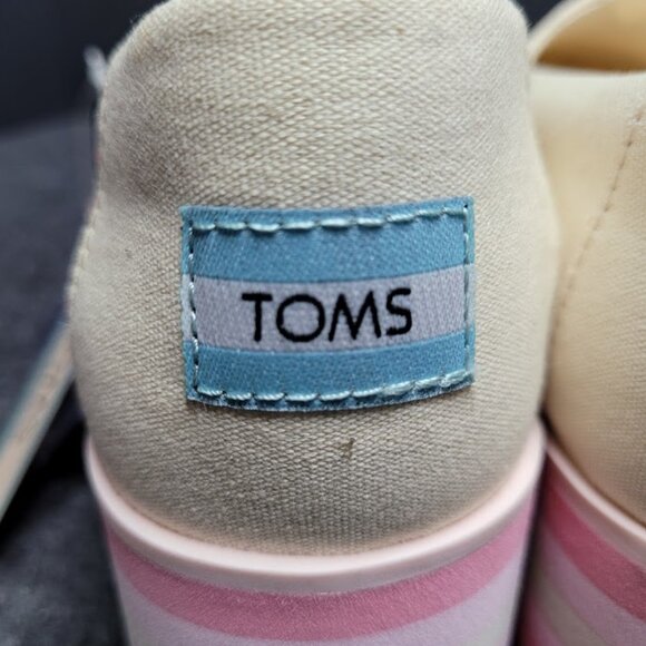 NWT TOMS - Womens Alp Platform Espadrille Size 7.5 - Picture 11 of 13